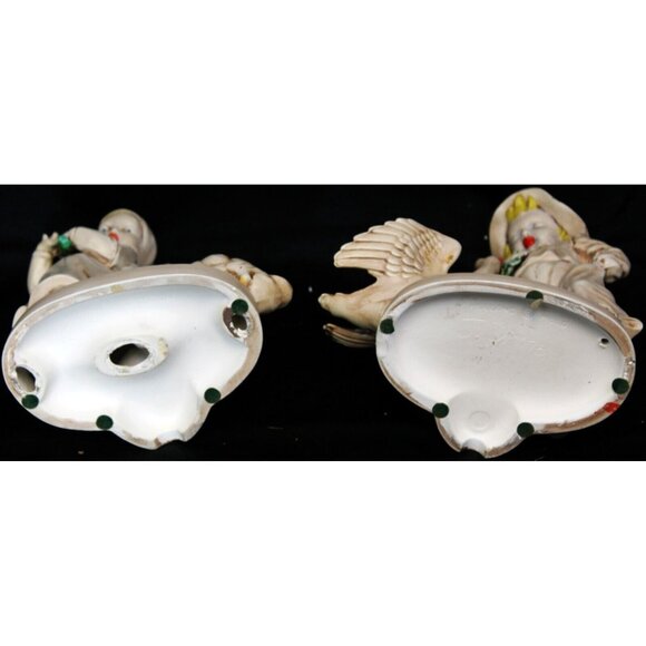 VTG 1960s Holland Mold Dutch Girl & Boy Geese Duck Figurines Ceramic Light Color - Picture 8 of 9